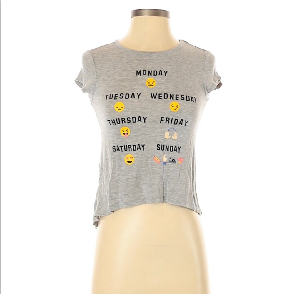 Harper Elliott Emoji Short Sleeve Shirt